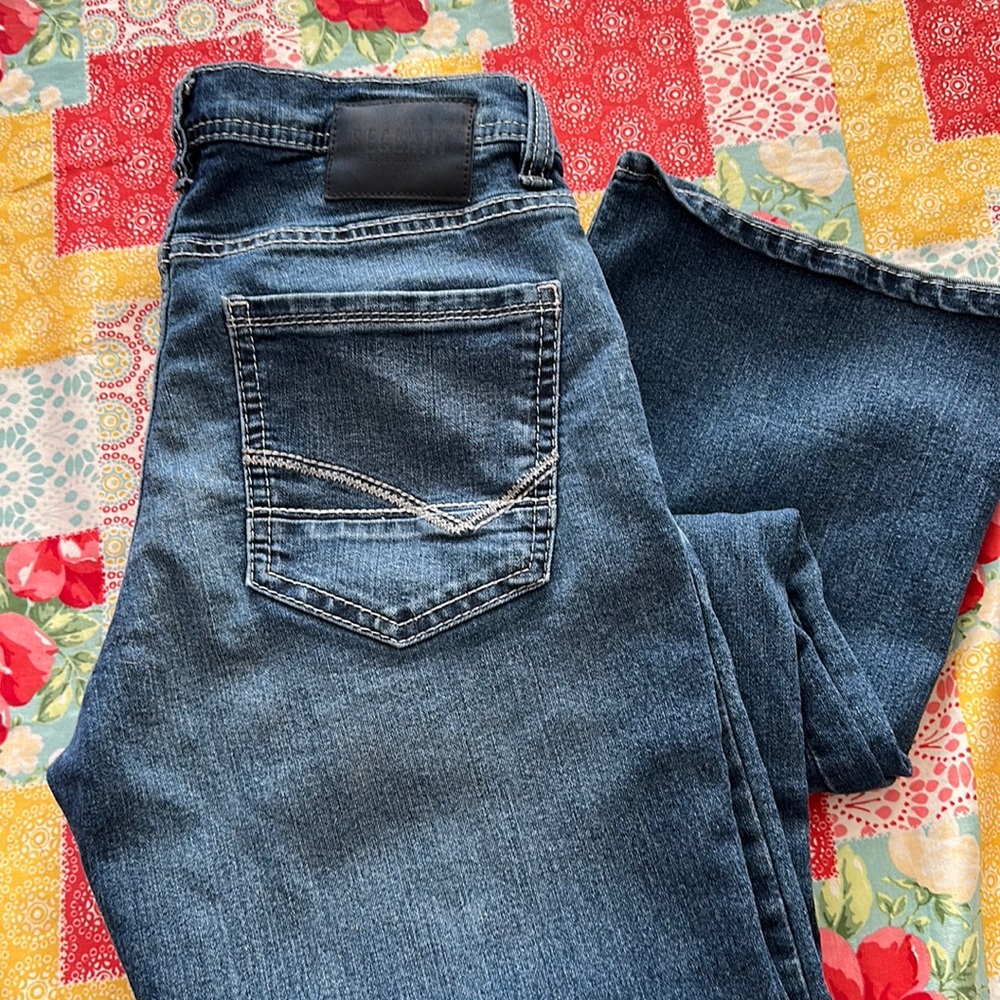 Mens Reclaim Blue jeans boot cut